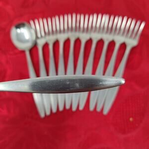 10+1X Seafood Cocktail Forks AMC VENICE Stainless Steel Japan Satin Finish MCM